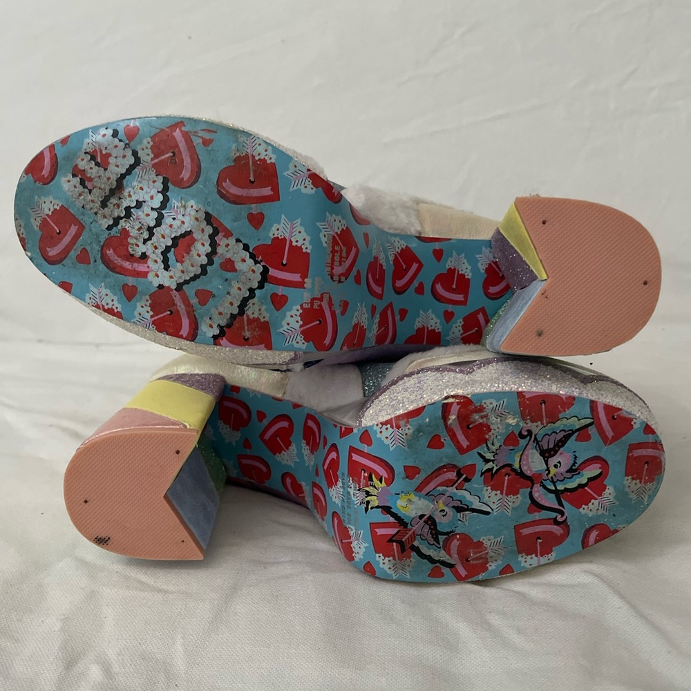Daisy Dreams Boots- Irregular Choice- Taylor Swift - Unicorn Glitter- Size 8 - Picture 4 of 13